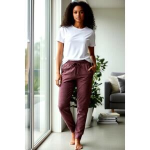 Free Country Women's New w/Tags Plum Lightweight Sweatpants - Size Medium